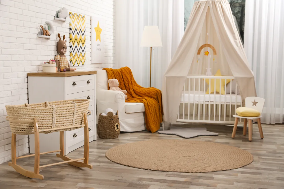 Les tendances actuelles en matière de décoration de chambre de bébé.