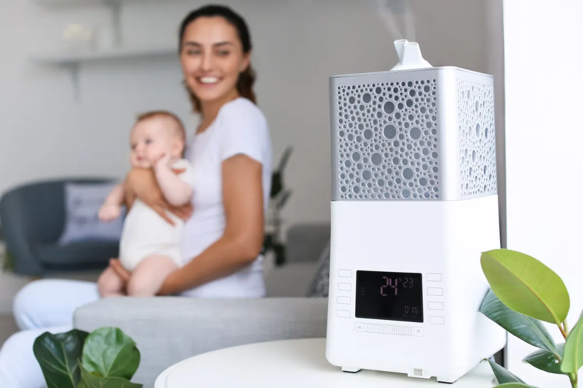 L'importance d'un air pur pour la chambre de bébé.