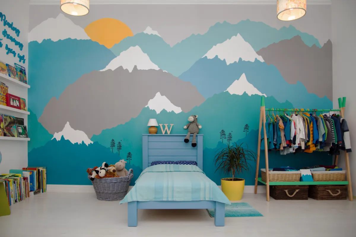 DIY : Créer une fresque murale pour la chambre de votre enfant.